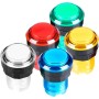 EG STARTS Arcade Cabinet Parts 2X 8 Way Joystick + 16x LED pulsador Iluminado + 2 Jugadores + Botones de Monedas para Raspberry