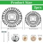 HYran 2 Cabezal Desbrozadora, Disco Desbrozadora, Cabezal Desbrozadora Universal, Cepillo para Desbrozadora, Recambios