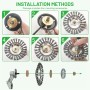 HYran 2 Cabezal Desbrozadora, Disco Desbrozadora, Cabezal Desbrozadora Universal, Cepillo para Desbrozadora, Recambios