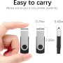 1GB USB al por Mayor, RAOYI Pendrive Pack Memoria USB 2.0 1GB, Memory Stick Flash Drive para Computadoras PC Windows Mac OS (10