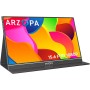 ARZOPA S1 Table Monitor Portátil Full HD de 15,6" y 1920x1080 Píxeles, Pantalla Móvil Externa IPS con HDMI/Tipo-C/USB-C para