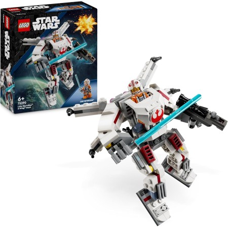 LEGO Star Wars Meca ala-X de Luke Skywalker Juguete de Construcción con Minifigura para Coleccionar y Espada Láser, Juego de