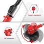 Desbrozadora Bateria, 21V Desbrozadora Electrica con 4000mAh Batería, con Rodillos, 5 Cuchillas de Plástico, 2 Cuchillas de