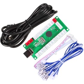 Fosiya USB Zero Delay Arcade PC to Joystick Encoder for Windows & Linux & MAME & Raspberry Pi Retropie Projects (1 Player 5pin