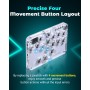 Arcade Stick, Arcade Fighting Stick for PS4/Switch/PC/PS3, Street Fight Keyboard with Turbo and Custom RGB Functions (G16)