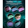 Arcade Stick, Arcade Fighting Stick for PS4/Switch/PC/PS3, Street Fight Keyboard with Turbo and Custom RGB Functions (G16)