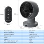MYCARBON Turbo Quiet Table Fan 20dB DC Motor Powerful Fan 30°-60°-90° Oscillation 11 Speeds Timer 12h and Programmed On, with