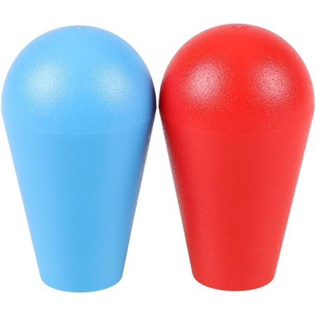 EG STARTS 2X Arcade Joystick's Oval Balltop, Arcade Ellipse Topball Handle Use for 2 Players Arcade Joystick DIY Kit Sanwa