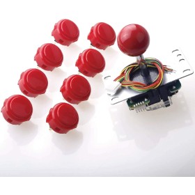 Sanwa JLF-TP-8YT Sanwa OBSF-30 8 Button Joystick