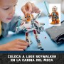 LEGO Star Wars Meca ala-X de Luke Skywalker Juguete de Construcción con Minifigura para Coleccionar y Espada Láser, Juego de