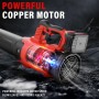 TEENO Soplador eléctrico de Hojas con 6 Modos de Velocidad, 780 m³/h, 210 km/h, para el Cuidado del césped, Patio, soplador de