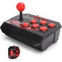 Wired Arcade Joystick Game Accessories with Metal Joystick and 6 Buttons for Switch PC PS3, Made with Comfort and Ergonomics