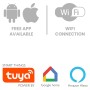Receptor Smart Wi-Fi de 2,4 GHz con regulador de intensidad, relé, compatible con Alexa, Google Home, control por voz, LED