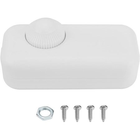 OTOTEC CA 110-240V 3-150W Interruptor Regulador de Intensidad Giratorio para Luces LED Interruptor Regulador de Intensidad en