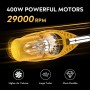 FTJKGH Soplador de Hojas, 21v Soplador Bateria Inalámbrico con Velocidad Variable., Velocidad del Aire 226 Km/h, Capacidad de