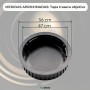 TECHZOCO Tapa Cuerpo Frontal y Tapa Trasera de Objetivo, Compatible con Canon EF/EF-S 4000D 2000D 1300D 1200D 1100D 800D 760D