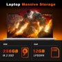 Ordenador Portáti de 15,6 Pulgadas, Win 11 PC Portátil 8GB LPDDR4 256GB SSD, Laptop Celeron N4000 CPU, Computadora Portatil