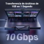 UGREEN Carcasa SSD M.2 NVME&SATA USB 3.2 Gen 2 10 Gbps, Caja para M-Key e B&M-Key Compatible con 970 EVO Plus, 760P y más