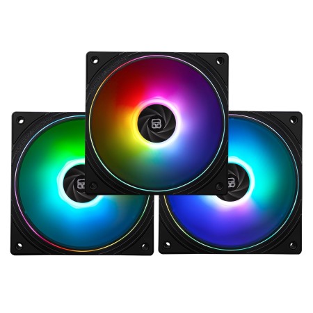 Thermalright TL-S12-S Ventilador de CPU de 120 mm Case Fan ARGB, conector PWM de 4 pines, ventilador de ordenador silencioso con
