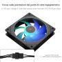 Thermalright TL-S12-S Ventilador de CPU de 120 mm Case Fan ARGB, conector PWM de 4 pines, ventilador de ordenador silencioso con