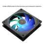 Thermalright TL-S12-S Ventilador de CPU de 120 mm Case Fan ARGB, conector PWM de 4 pines, ventilador de ordenador silencioso con