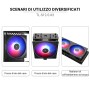Thermalright TL-S12-S Ventilador de CPU de 120 mm Case Fan ARGB, conector PWM de 4 pines, ventilador de ordenador silencioso con