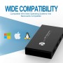 Rybozen 4 Puertos USB 3.0 Switch, USB KVM Conmutador 2 Entradas y 4 Salidas con 2 Cable USB para Compartir Teclado, Ratón, Disco