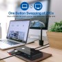 Rybozen 4 Puertos USB 3.0 Switch, USB KVM Conmutador 2 Entradas y 4 Salidas con 2 Cable USB para Compartir Teclado, Ratón, Disco