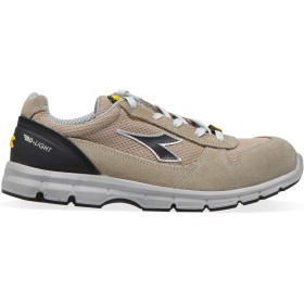 Utility Diadora Run Text Low S1p SRC ESD, Zapato bajo Hombre, Marrón C8149 Sand Sand, 46 EU