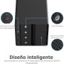 SABRENT Estación de Acoplamiento de 4 Bahias 3,5" SATA SSD/HDD | USB 3.1 | con 4 interruptores ON/Off | hasta 22TB [DS-SC4B]