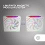 Mars Gaming MF-LINKFINITYKIT, Kit 3x Ventiladores Modulares PWM 120mm, Sistema de Conexión LINKFINITY, Iluminación Infinity
