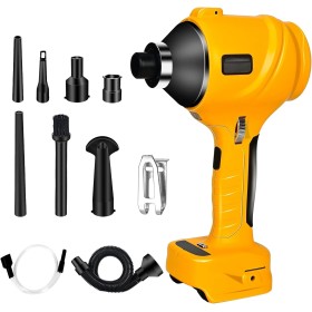 Dewalt - Soplador para batería de 20 V, motor sin escobillas de alta velocidad, 447 MPH, para garajes, talleres, aserraderos,