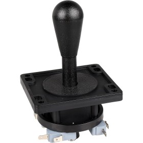 EG STARTS American Style Arcade Competition 2Pin Joystick conmutable Desde 8 Modos de Funcionamiento manija elíptica Negra