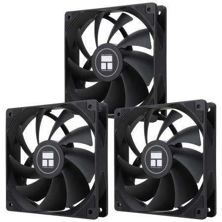 Thermalright Ventilador de CPU TL-C12CW-S X3, 120 mm, color blanco, ARGB, 4 pines, ventilador silencioso PWM con rodamiento