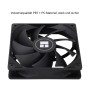 Thermalright Ventilador de CPU TL-C12CW-S X3, 120 mm, color blanco, ARGB, 4 pines, ventilador silencioso PWM con rodamiento