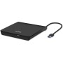 Antika Grabadora de DVD/CD Externa USB 3.0 Portátil Diseño Ultra Delgado, Lector de DVD/CD con Capacidad de Corrección de