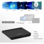 Antika Grabadora de DVD/CD Externa USB 3.0 Portátil Diseño Ultra Delgado, Lector de DVD/CD con Capacidad de Corrección de