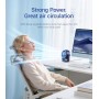 Diveblues USB Table Fan, Powerful Up to 6m/s, LED Display, 5 Speeds, 360° Rotation, Quiet Mini Fan, Portable for Home, Office,