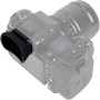 PROfezzion Visor Ocular Silicona Suave de Largo y Extendido para Canon EOS 6D, 6DII, 5D, 5DII, 80D, 70D, 60D, 77D, 800D, 760D,