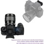 PROfezzion Visor Ocular Silicona Suave de Largo y Extendido para Canon EOS 6D, 6DII, 5D, 5DII, 80D, 70D, 60D, 77D, 800D, 760D,