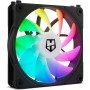 NOX XTREME PRODUCTS HUMMER V-FAN - Ventilador para Caja PC 120mm, ARGB en espejo infinito, 9 aspas traslúcidas, rodamientos