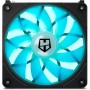 NOX XTREME PRODUCTS HUMMER V-FAN - Ventilador para Caja PC 120mm, ARGB en espejo infinito, 9 aspas traslúcidas, rodamientos