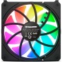 NOX XTREME PRODUCTS HUMMER V-FAN - Ventilador para Caja PC 120mm, ARGB en espejo infinito, 9 aspas traslúcidas, rodamientos