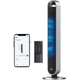 Dreo Pilot Max Smart WiFi Tower Fan with Voice Control, Compatible with Alexa, Remote Control, Quiet 26 ft/s Speed, 120°