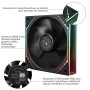 TR TL-M12 120mm ARGB CPU Cooler Fan viene con efecto de luz de espejo argb, ventilador silencioso de PC PWM con velocidad de