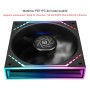 TR TL-M12 120mm ARGB CPU Cooler Fan viene con efecto de luz de espejo argb, ventilador silencioso de PC PWM con velocidad de