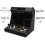 NVYAZJ 18.5 Inch Arcade Game Machine, HD Video Game Console with 50 Coins, One for Two Handles, Dual System, Game Screen