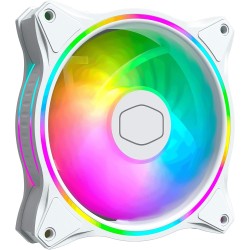 Cooler Master MasterFan MF120 Halo Edición Blanca ARGB: Ventilador de Caja y Refrigerador, Doble Anillo Iluminación ARGB, Diseño Cooler Master MasterFan MF120 Halo Edición Blanca ARGB: Ventilador de Caja y Refrigerador, Doble Anillo Iluminación ARGB, Diseño