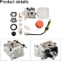 Repuesto para carburador para soplador Echo PB 2520, compatible con números de pieza A021000722, A021000723, fabricado con