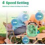 Table Fan 6" 20000 mAh, Mini USB with 3 Adjustable Speeds, Timer, 180° Rotary, Portable for Office, Home, Travel, Camping
